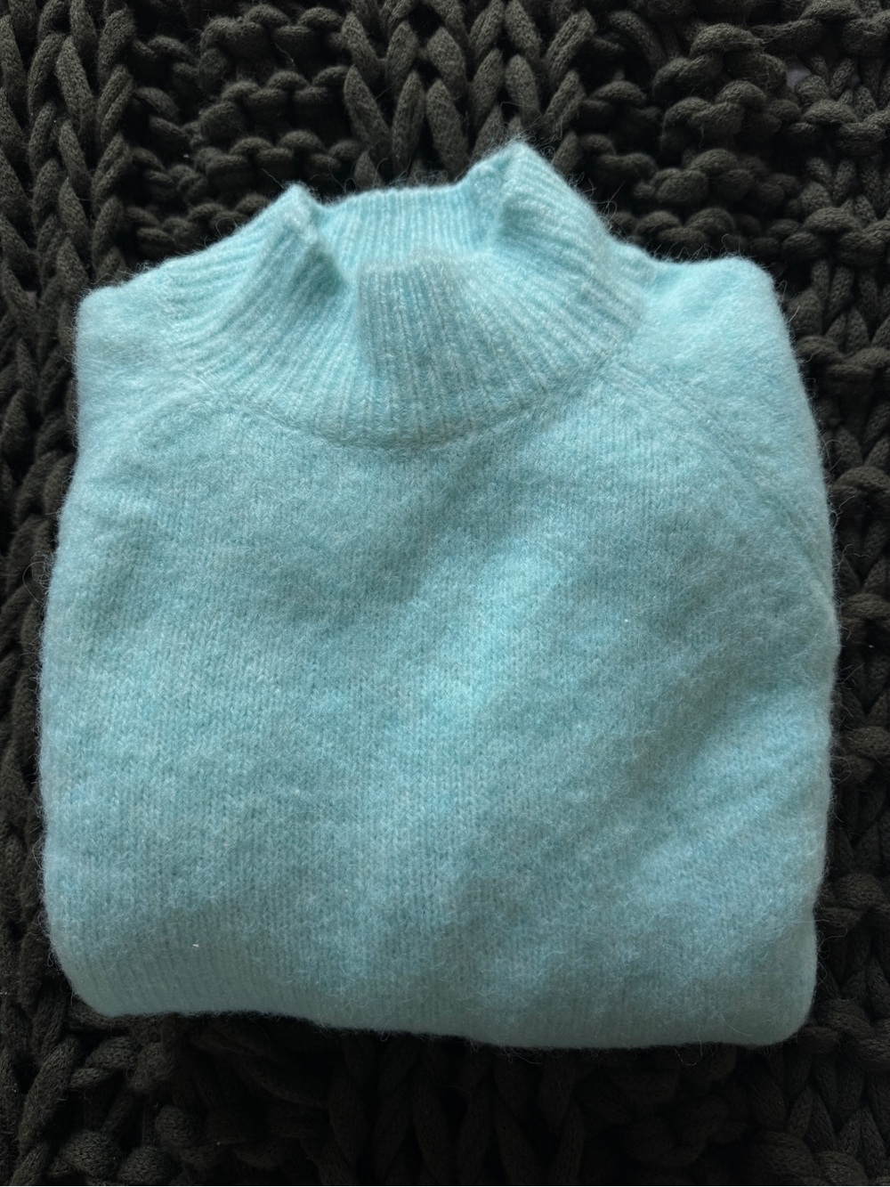 NWT Banana Republic Mock Neck Women's Sweater in Light Blue